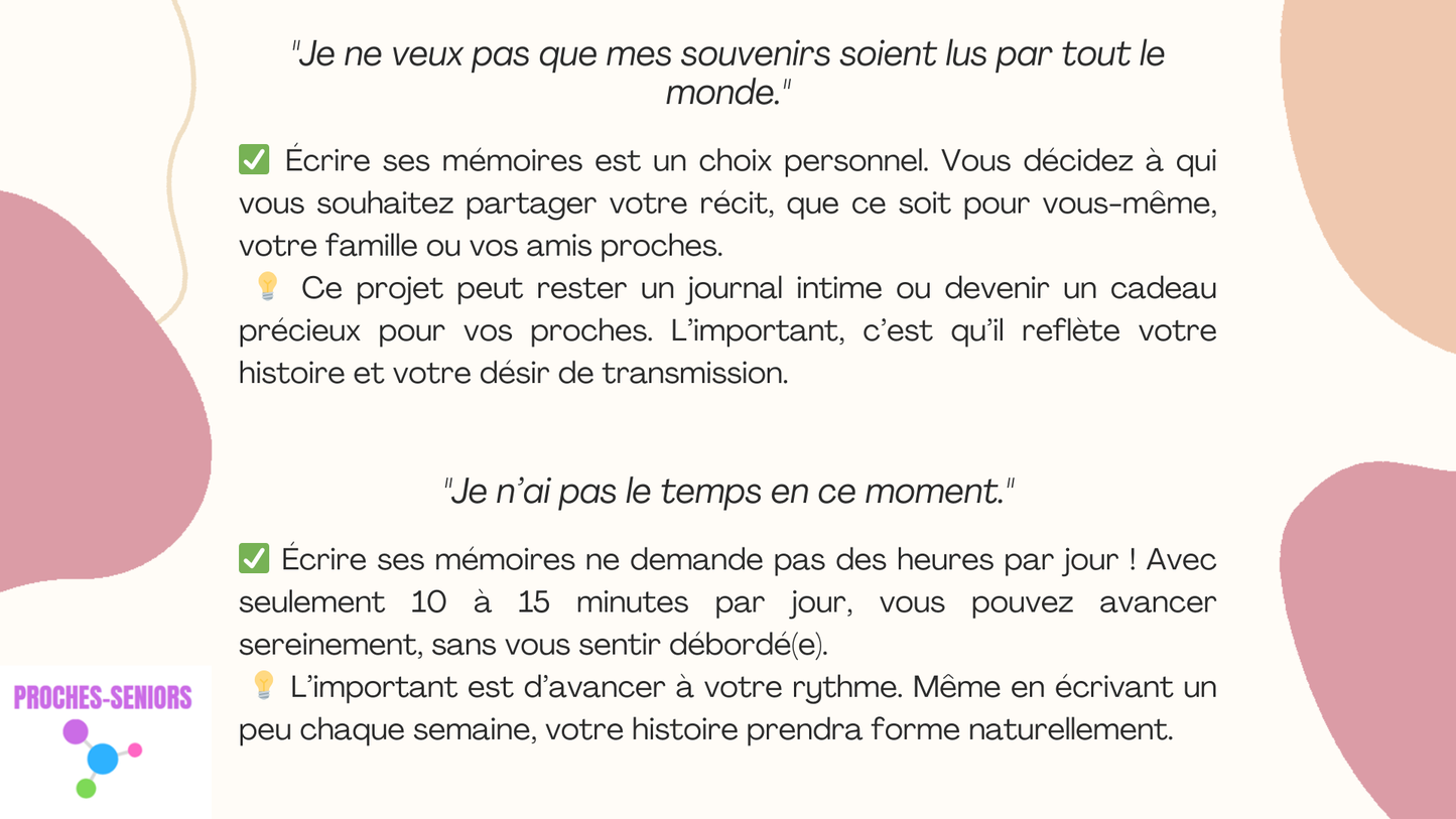 Ecrire ses mémoires en 4 semaines grâce à la méthode RACINE