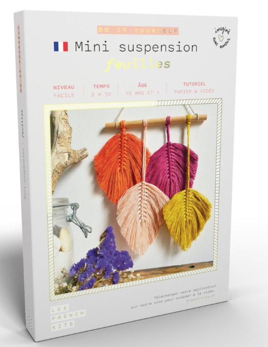 đȘĄ Kit de MacramĂ© â Mini-Suspension - 4 Plumes