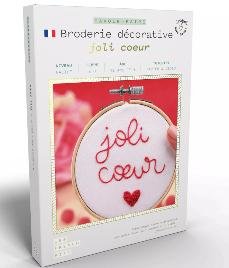 đȘĄ Kit de Broderie DĂ©corative â Joli CĆur