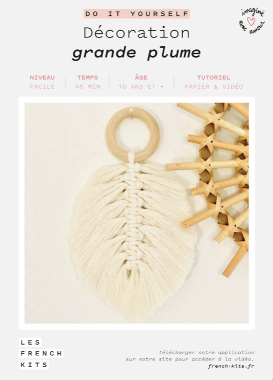 đȘĄ Kit de MacramĂ© â Grande Plume